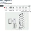 Cargo Maxi BOX Linia PRESTIGE SUPREME 300 mm - 5 półek - W-5500-500