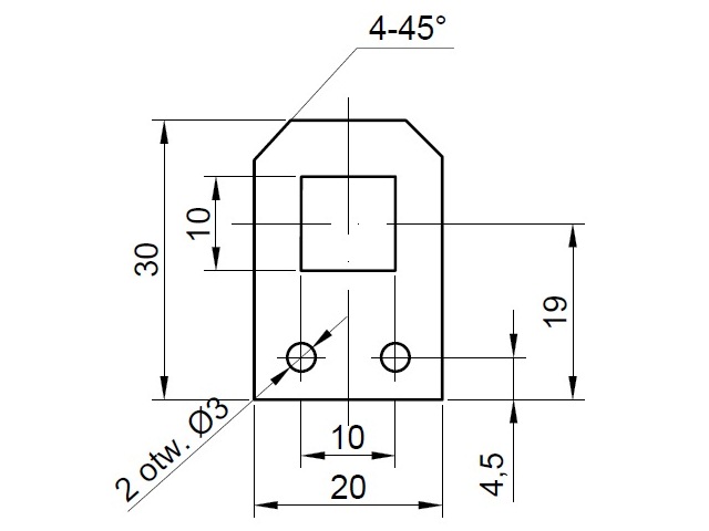 Zawieszka 20x030