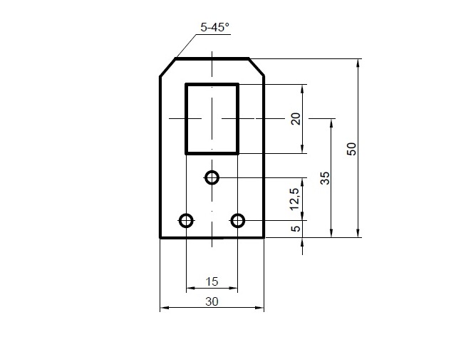 Zawieszka 30x050