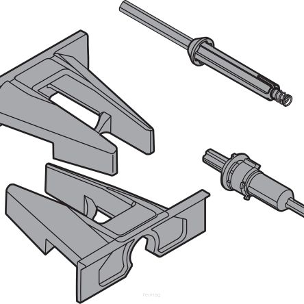 Zestaw zębatek do TIP-ON T57.7400.01