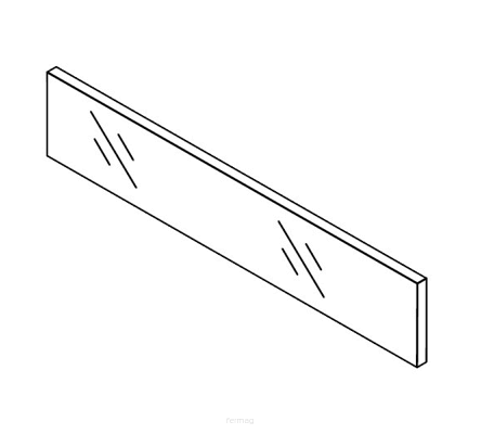 Szklany element dekoracyjny ZE4H1064G wysoki