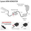 Klips LED PVC transparentny