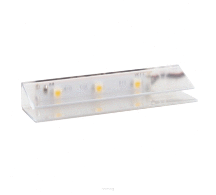 Klips LED PVC transparentny