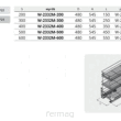 Kosz Cargo MINI 20 mocowanie dolne III poziomy W-2332M-200 Linia PRO