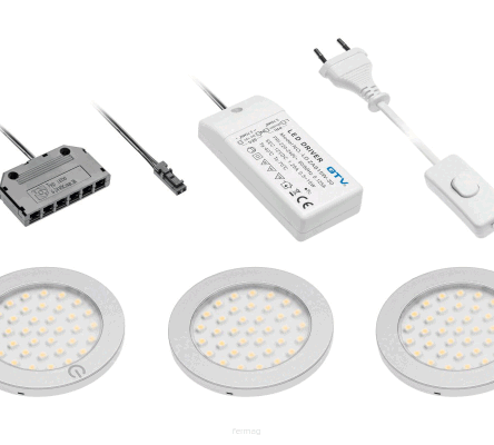 Zestaw 3 opraw LED Castello