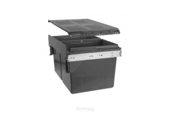 Segregator do szafki 60 2x27L niski