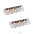 Zestaw 2-pkt klipsów LED RGB PVC