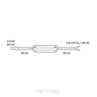 Sterownik / ściemniacz RF do MONO LED 72W z pilotem