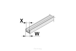 Uszczelka do profili ramkowych 6 x 4,0 typ II S01/S02/S04