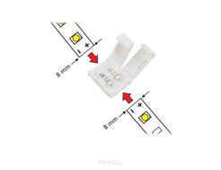 Złączka montażowa taśm LED 8mm