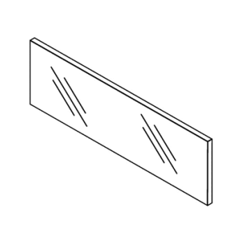 Szklany element dekoracyjny ZE4H458G wysoki