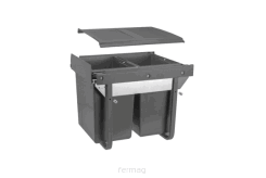 Segregator do szafki 45 2x20L wysoki