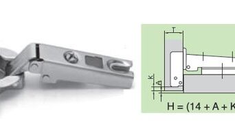 Zawias ZPP Slide-On MODUL 110