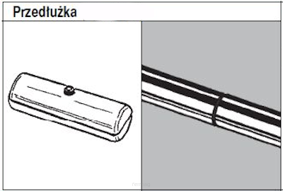 System TRIS 25 AC513 Przedłużka