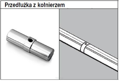 System TRIS Przedłużka do rur AC5045