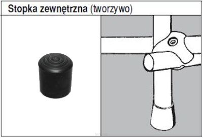 System TRIS 25 AC508A Stopka zewnętrzna