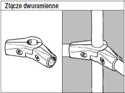 System TRIS 25 Złącze dwuramienne TR561