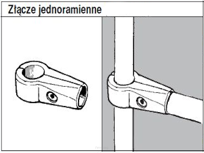 System TRIS 25 Złącze jednoramienne TR560