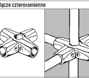 Złącze czteroramienne TR563