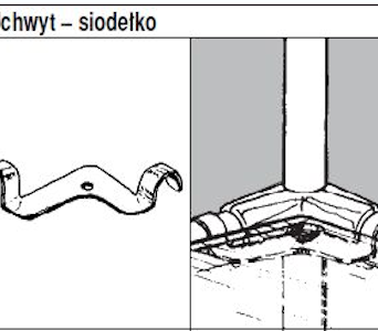 Uchwyt siodełko TR564