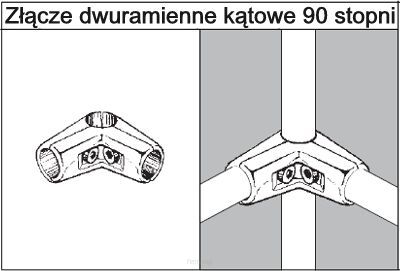 System TRIS TR579 Złącze dwuramienne