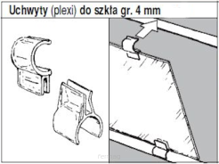 Uchwyt do szkła TR523B