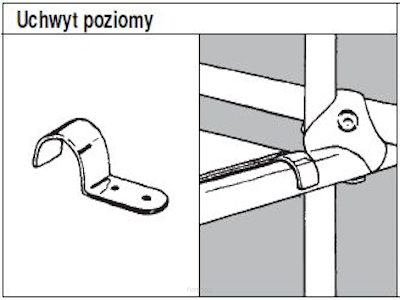 System TRIS 25 Uchwyt poziomy TR520