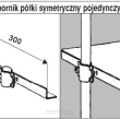 System TRIS 25 Wspornik pojedynczy TR532