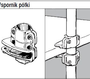 Wspornik półki jednostronny TR595