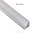 Profil LED narożny TRI-LINE MINI 2m - Aluminium-Mleczny