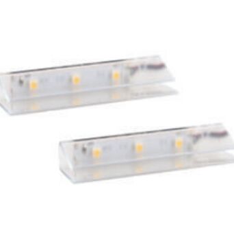 2-pkt zestaw klipsów LED PVC