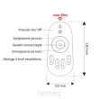 Sterownik LED RGB z 4-strefowym pilotem RF