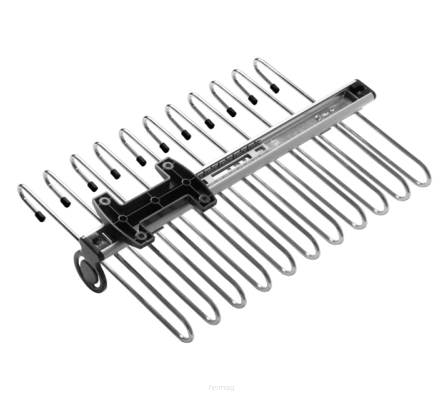 Wysuwny, podwieszany wieszak na spodnie