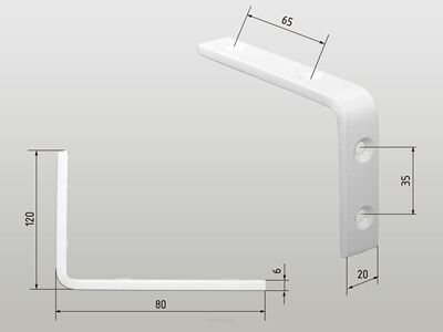 Kątownik Budowlany 080x120x6